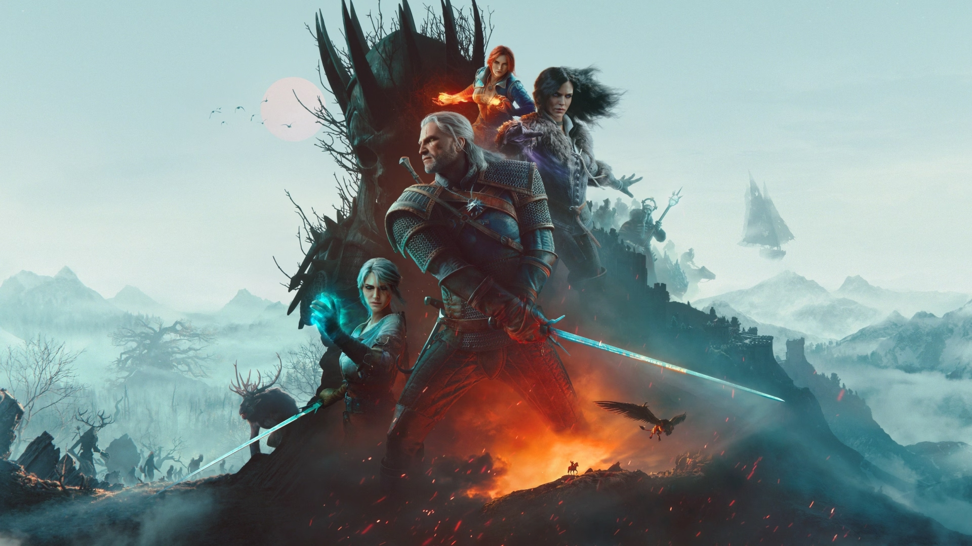 A capa original do jogo The Witcher 3 Remastered